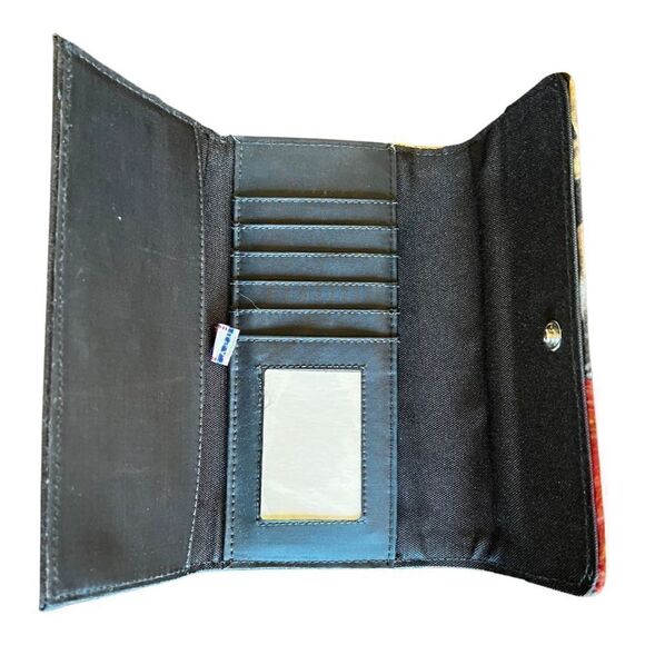 Día de los Muertos Day of The Dead Handmade Tri Fold Wallet - Picture 5 of 11